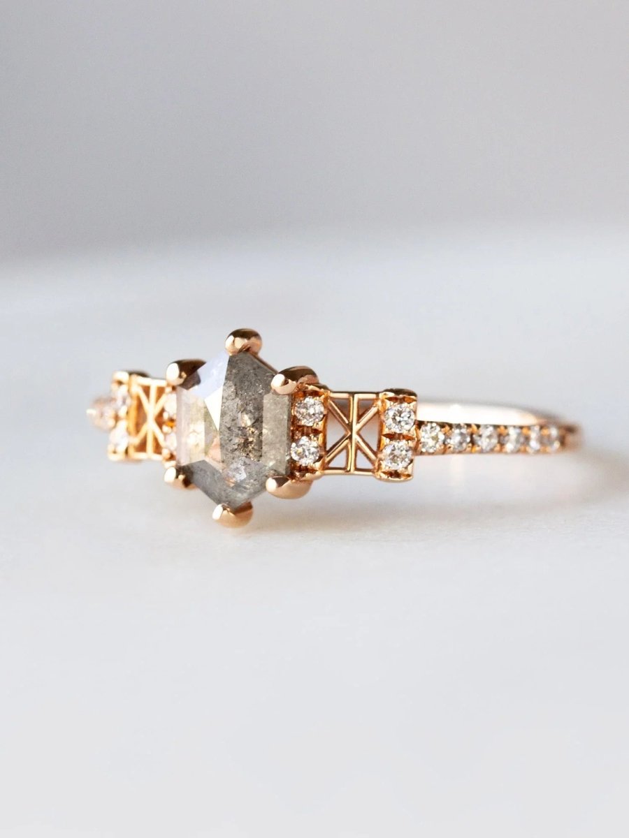 hiddenspace-engagement-rings-snowflake-salt-and-pepper-diamond-14k-left