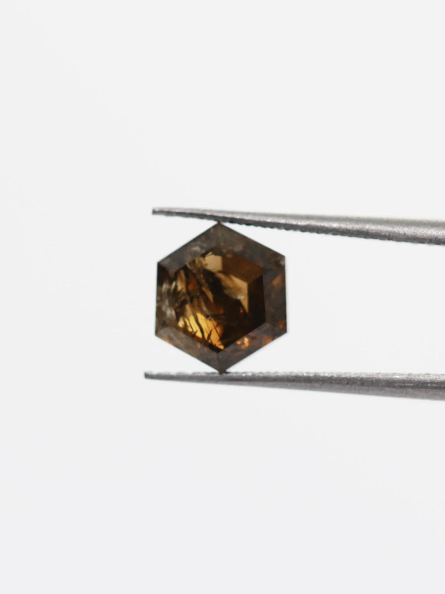 1,64 ct Salz- und Pfeffer-Sechseck-Inventar SKU SPHEX-11