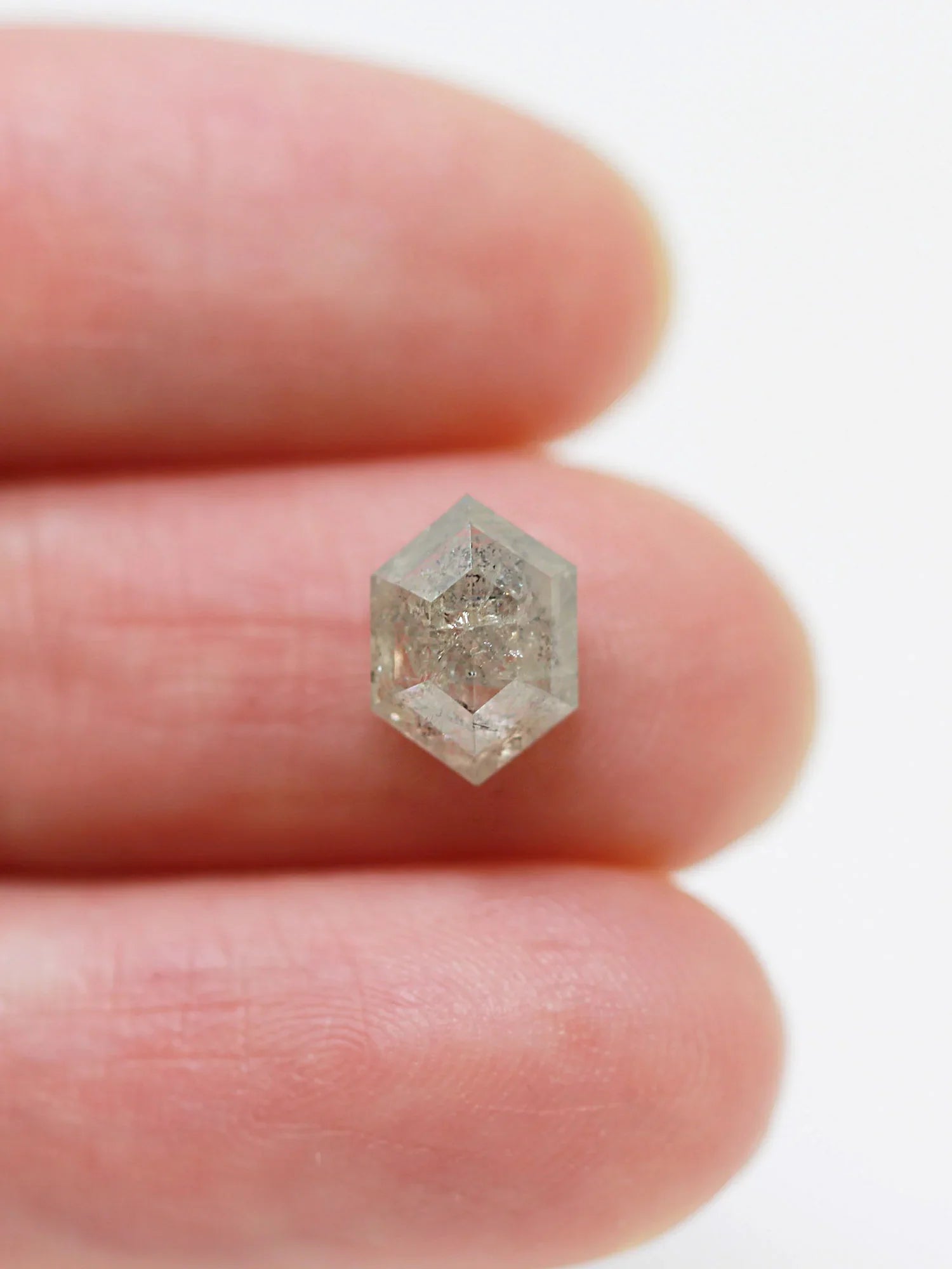 2,14 CT Salz- und Pfeffer-Sechseck-Inventar SKU SPHEX-30