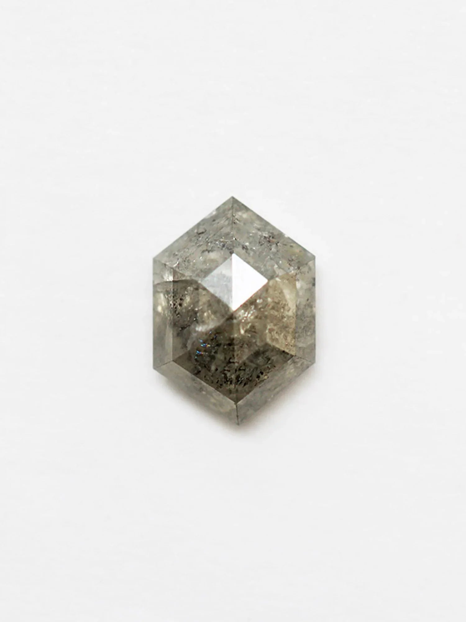 2,14 CT Salz- und Pfeffer-Sechseck-Inventar SKU SPHEX-30