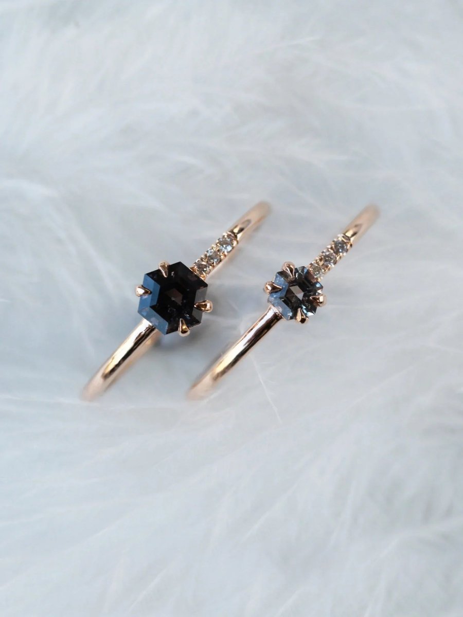 Spinel Hexagon Ring Petite