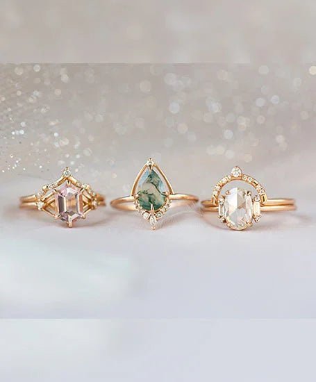 5 Diamond Alternative Engagement Rings - HIDDENSPACE
