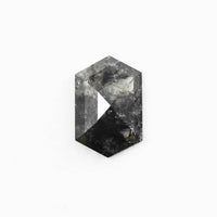 0.80CT Salt and Pepper Hexagon Inventory SKU SPHEX-22