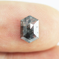 0.80CT Salt and Pepper Hexagon Inventory SKU SPHEX-22