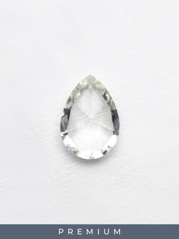 0.83CT White Sapphire Pear Inventory SKU SAPEAR-100