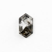 0.92CT Salt and Pepper Hexagon Inventory SKU SPHEX-05