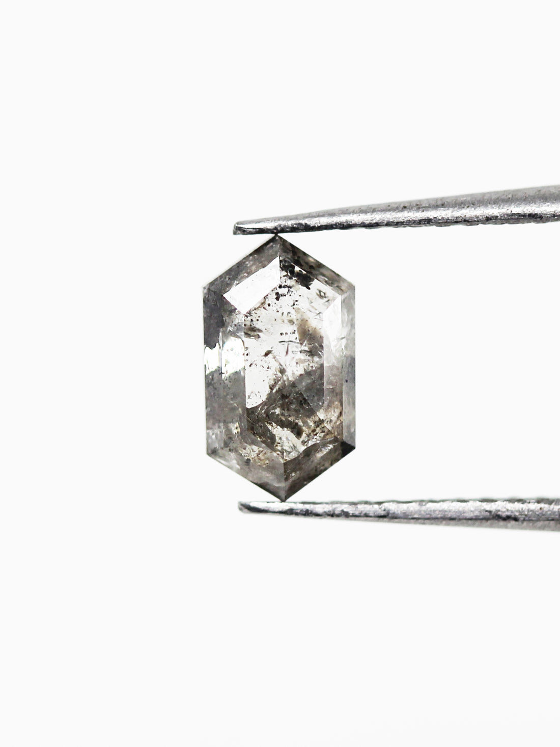 0.92CT Salt and Pepper Hexagon Inventory SKU SPHEX-05