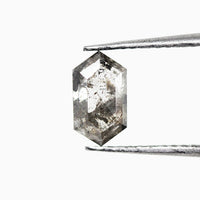 0.92CT Salt and Pepper Hexagon Inventory SKU SPHEX-05