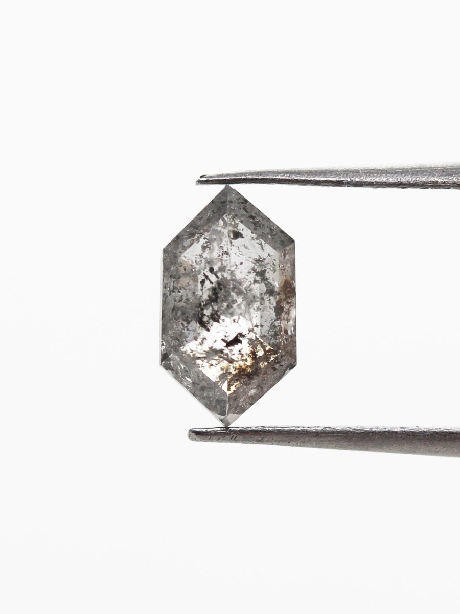0,97 CT Salz und Pfeffer Hexagon Inventory SKU SPHEXU-03
