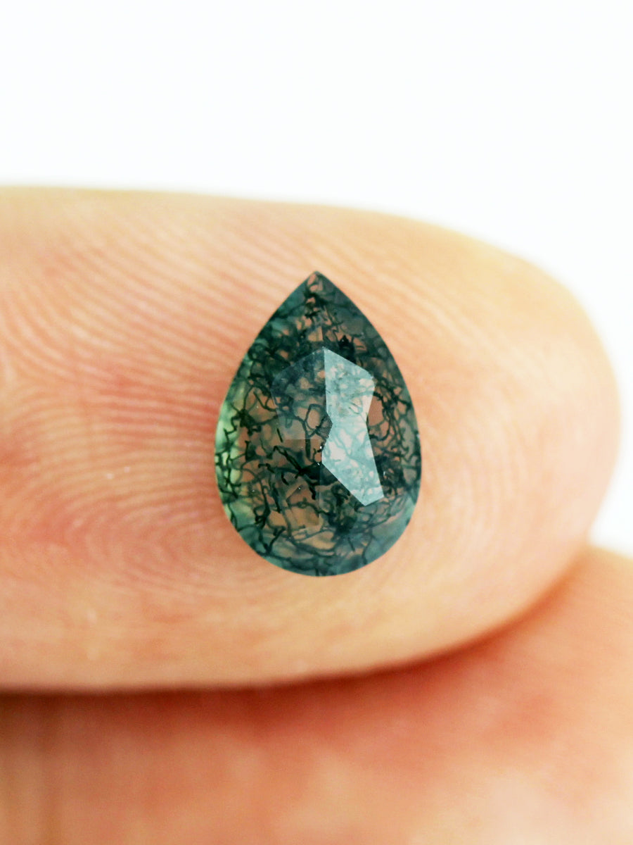 1.07CT Moss Agate Inventory SKU MAPEAR-12