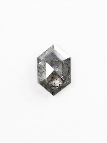 1.12CT Salt and Pepper Hexagon Inventory SKU SPHEX-24