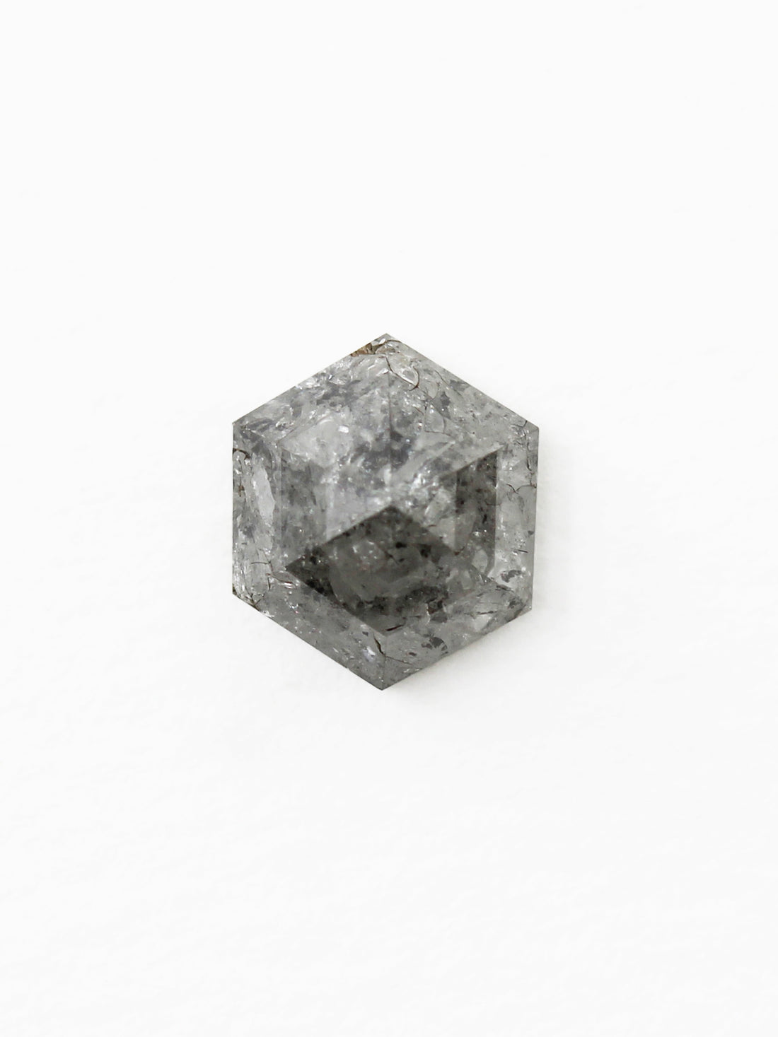 1.92CT Salt and Pepper Hexagon Inventory SKU SPHEXU-07