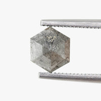 1.92CT Salt and Pepper Hexagon Inventory SKU SPHEXU-07