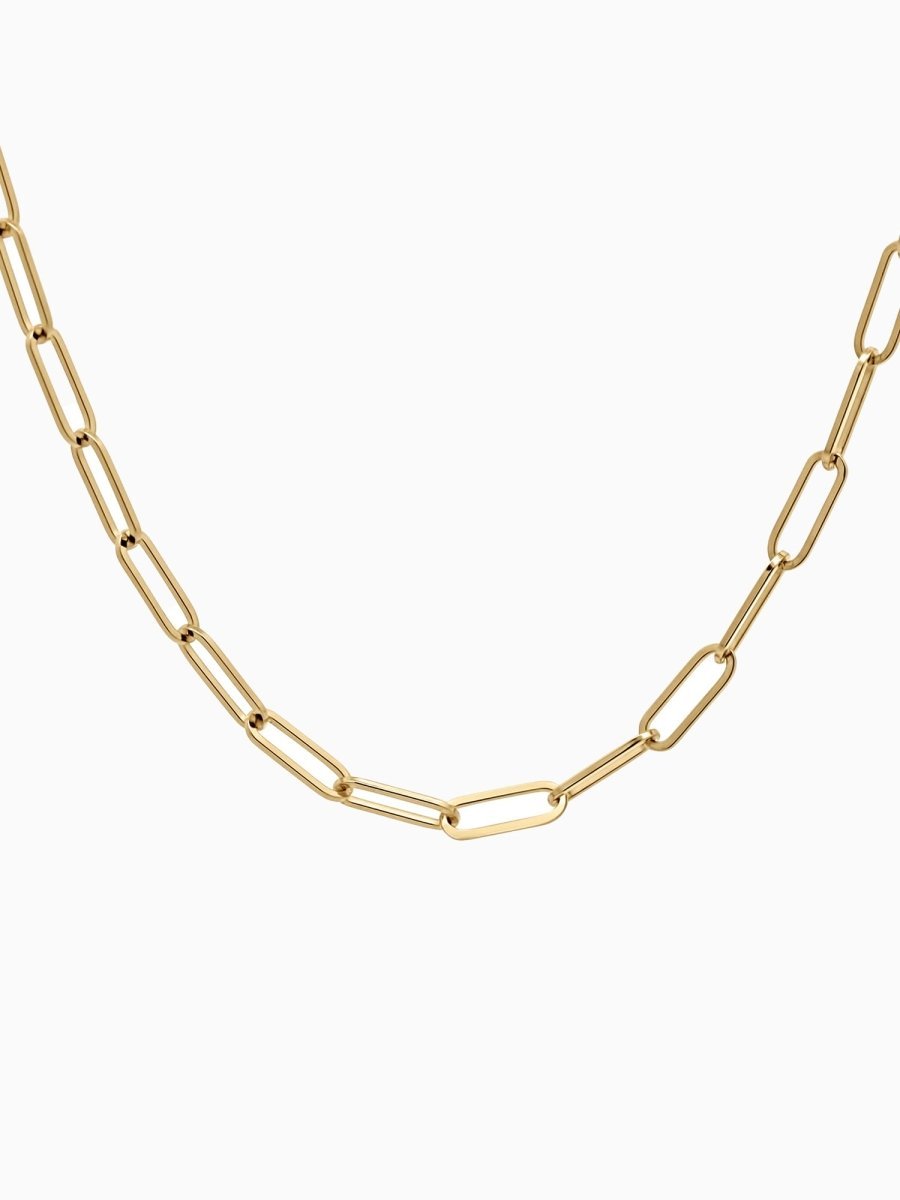 10K Gold 2.5mm Paperclip Chain - HIDDENSPACE