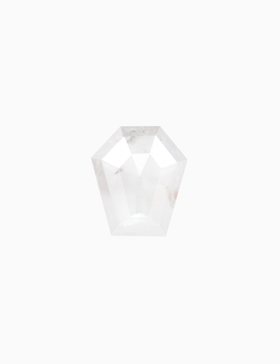 1.25CT Misty White Salt and Pepper Shield Inventory SKU SPSHLD - 02 - HIDDENSPACE