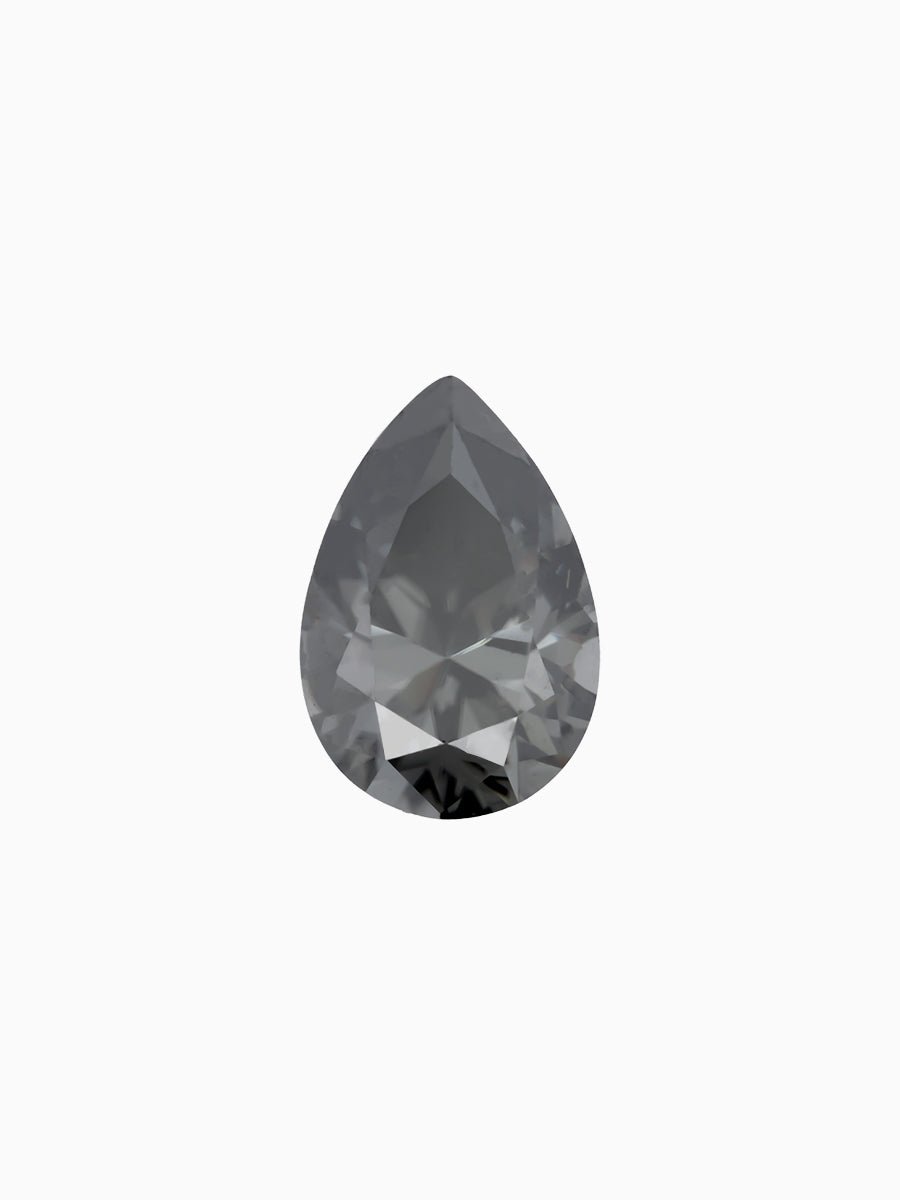 1.30 CT Black Moissanite Pear Inventory SKU MSPEAR - K - 01 - HIDDENSPACE