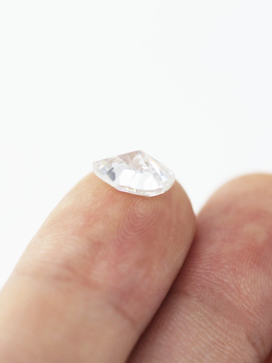 1.43CT White Moissanite Inventory SKU MSPEAR-01 - HIDDENSPACE