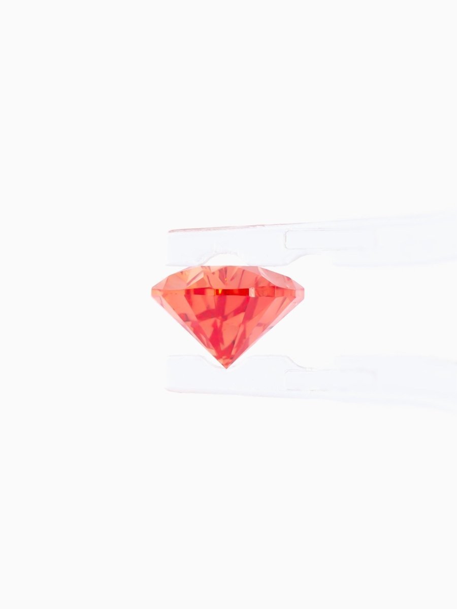1.64CT Designer Orange Lab - Grown Sapphire Pear SKU DSAL - PEAR - 01 - HIDDENSPACE