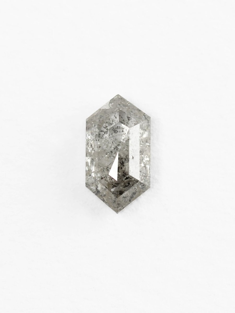 1.75CT Salt and Pepper Hexagon Inventory SKU SPHEX-01