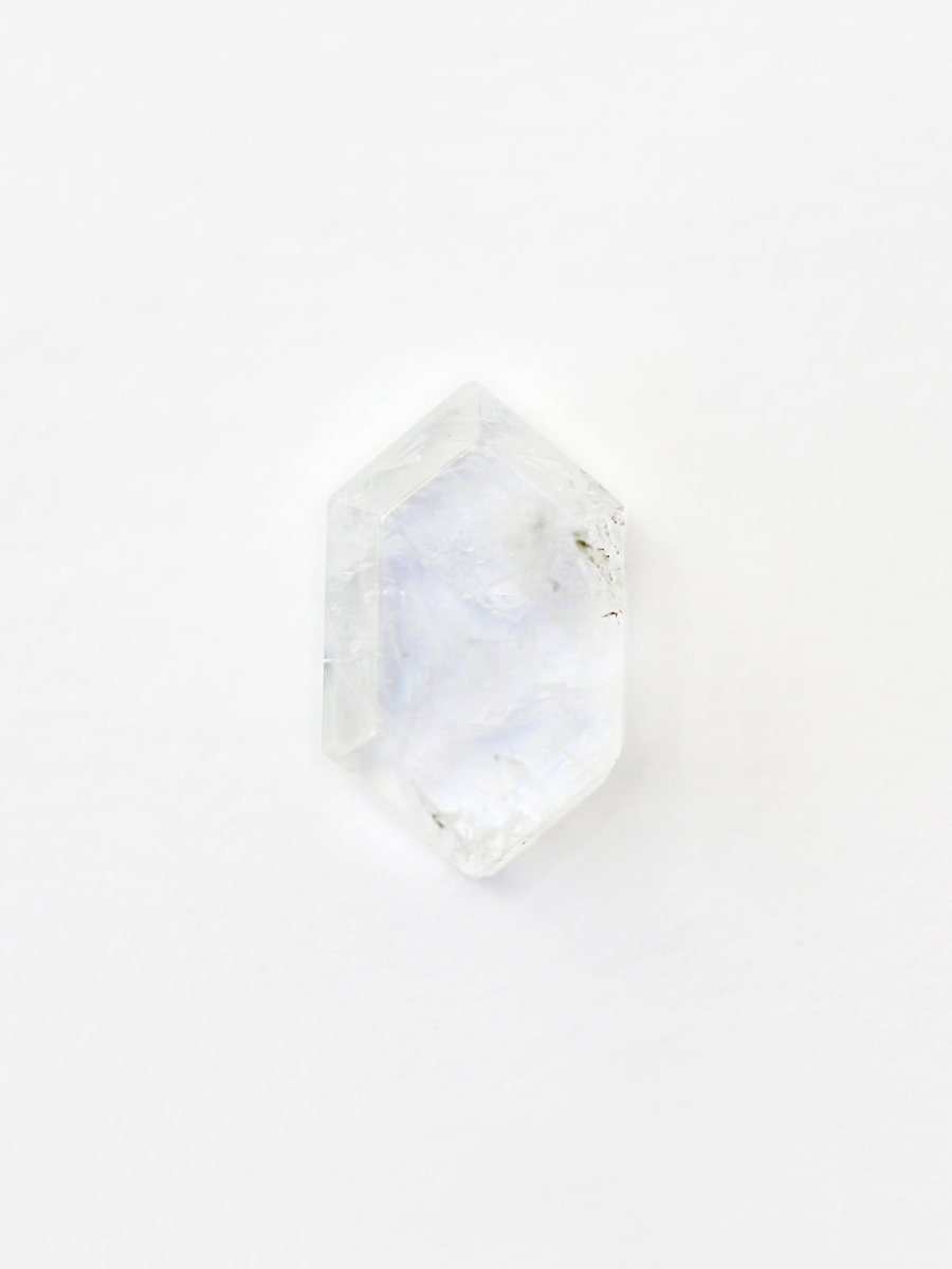 1.76CT White Moonstone Inventory SKU MNHEX-01