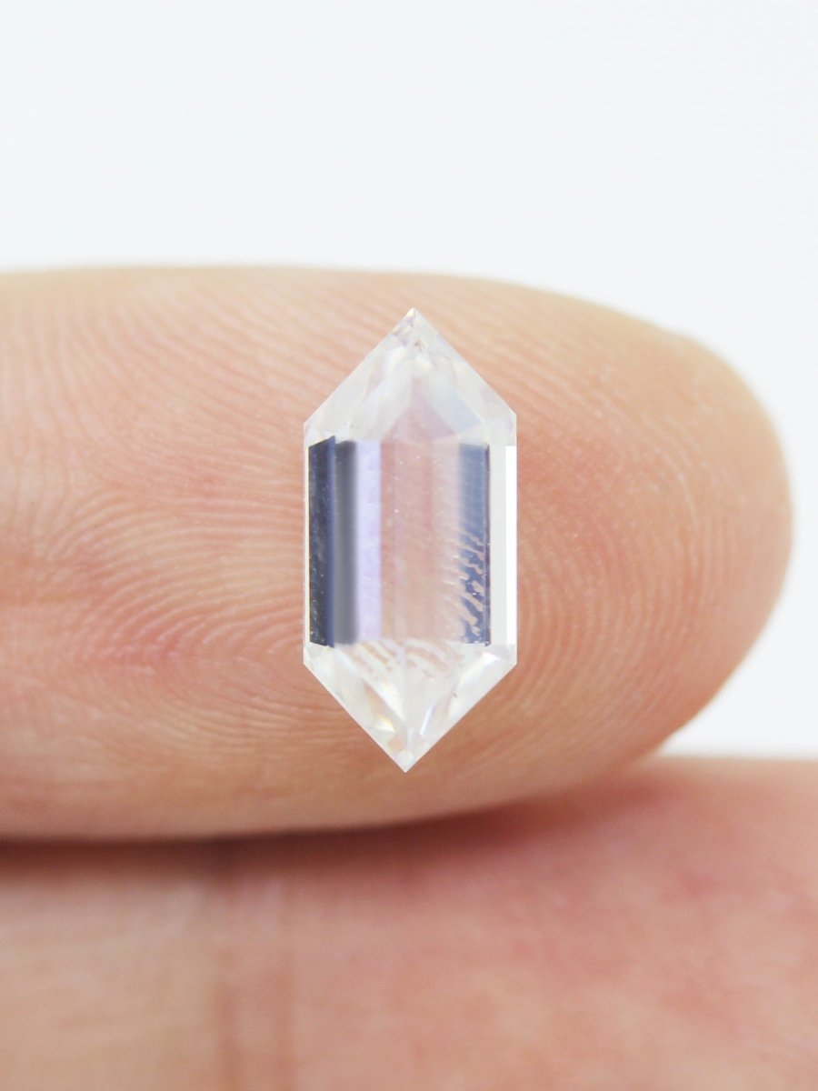 1.84CT White Moissanite Inventory SKU MSHEX-07