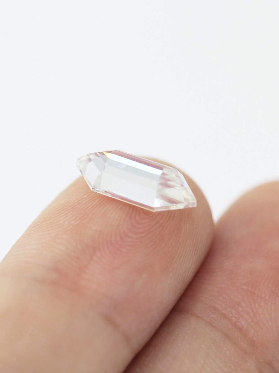 1.84CT White Moissanite Inventory SKU MSHEX-07