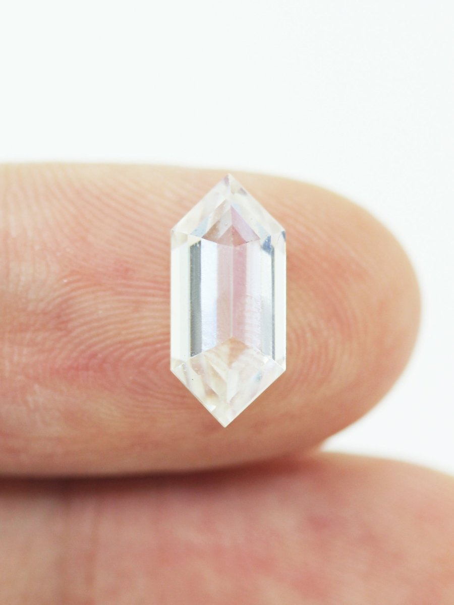 1.93CT White Moissanite Inventory SKU MSHEX-08