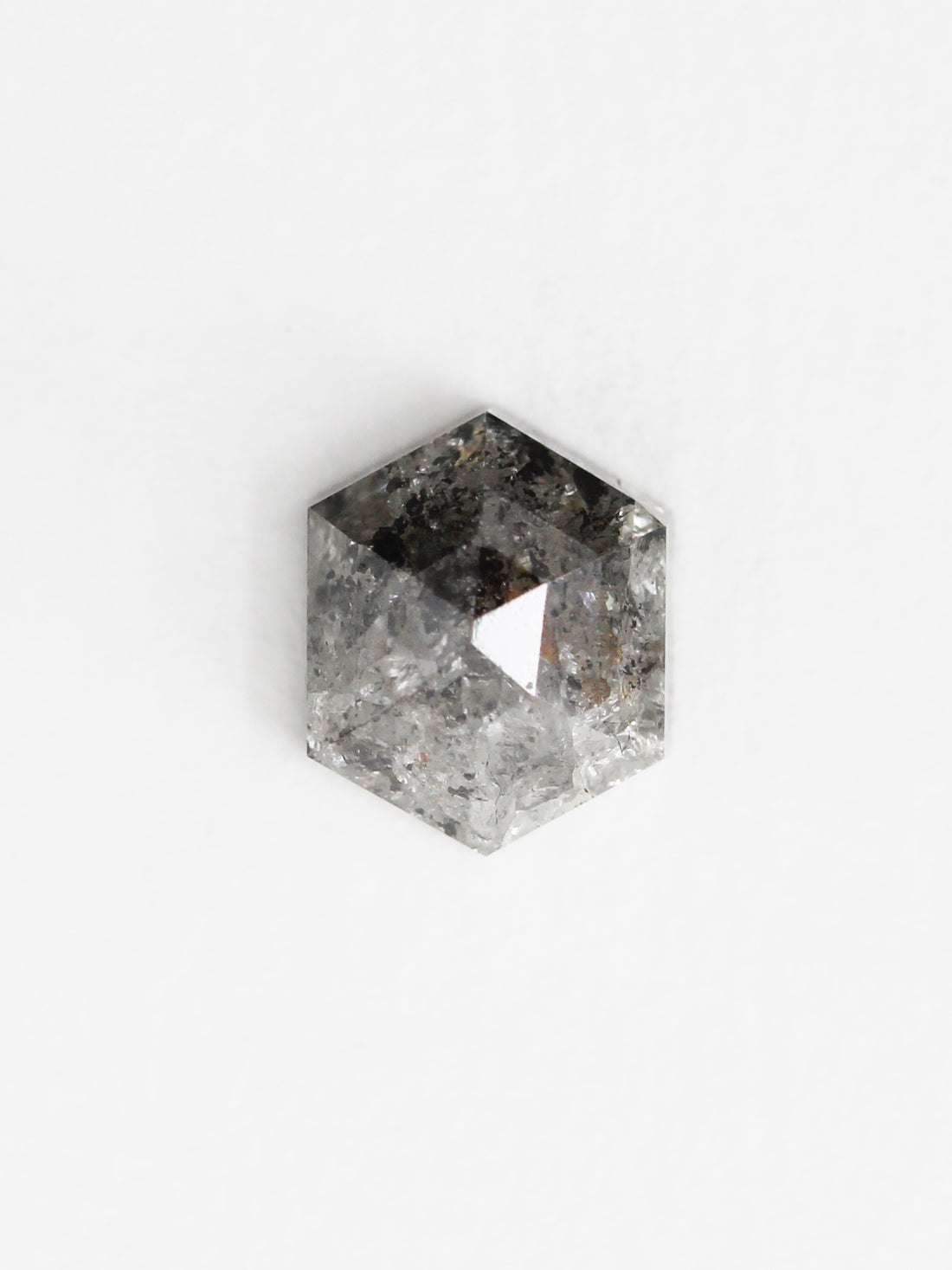 2.22CT Salt and Pepper Hexagon Inventory SKU SPHEXU-06