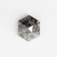 2.22CT Salt and Pepper Hexagon Inventory SKU SPHEXU-06