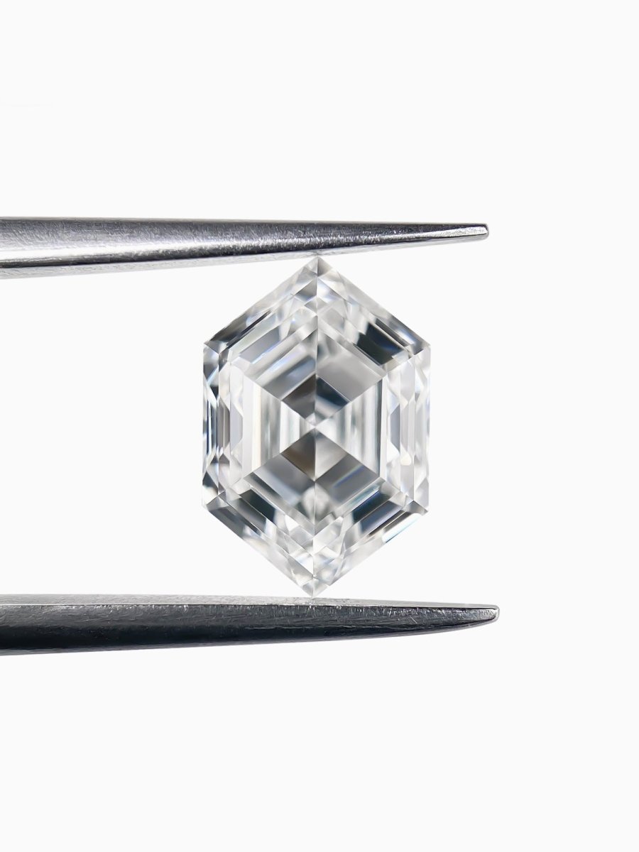 2.00ct | E/VVS2 Hexagon Shape Step Cut Lab Diamond (IGI) - HIDDENSPACE