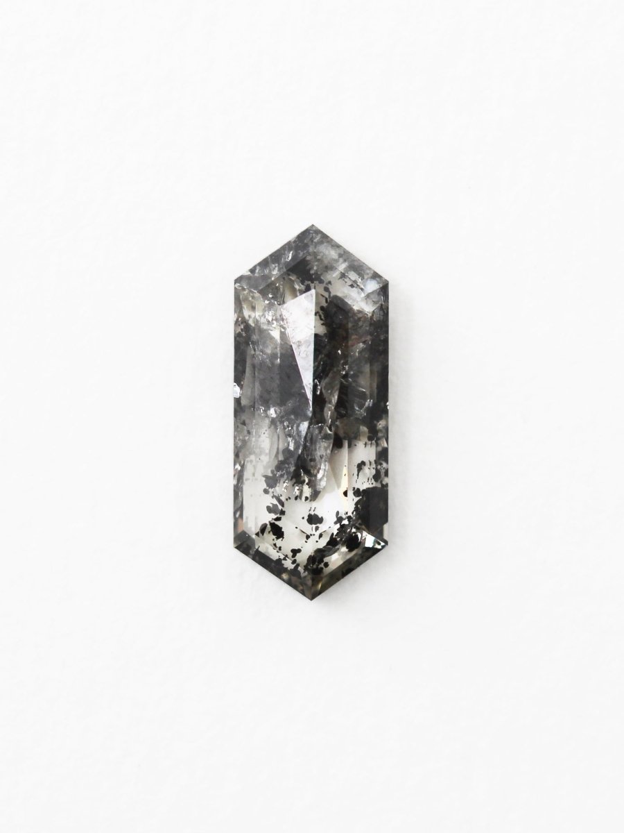 2.06CT Salt and Pepper Hexagon Inventory SKU SPHEX-49