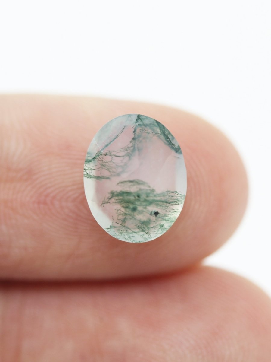 Inventaire d'agate mousse 2,41 ct SKU MAOVAL-04