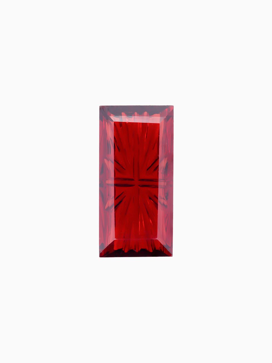 2.97 CT Designer - Cut Red Garnet Baguette Inventory SKU DGNBAG - 01 - HIDDENSPACE