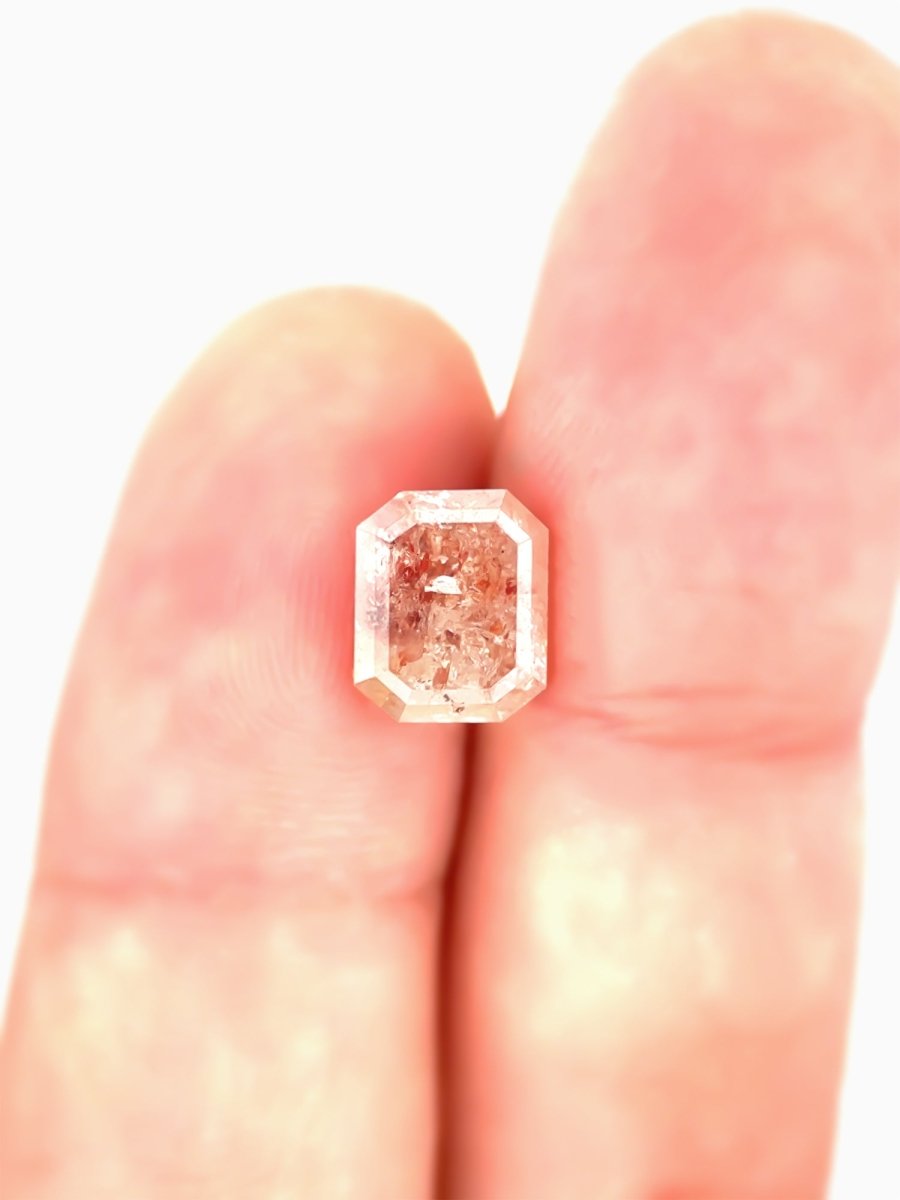 3.06CT Salt and Pepper Emerald - Cut Inventory SKU SPEMERN - 01 - HIDDENSPACE