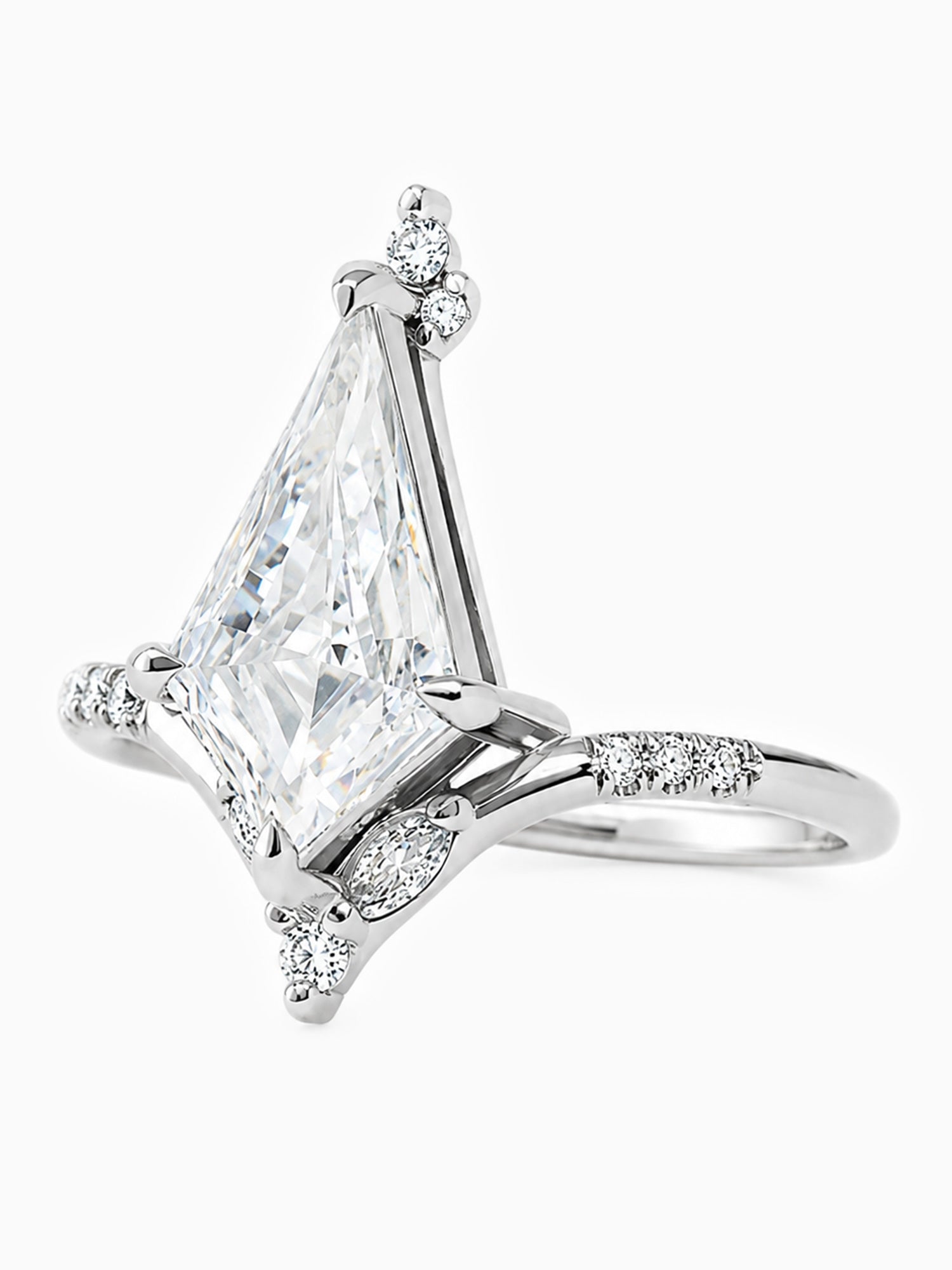 Diamond wedding jewelry Moissanite engagement ring fine jewelry