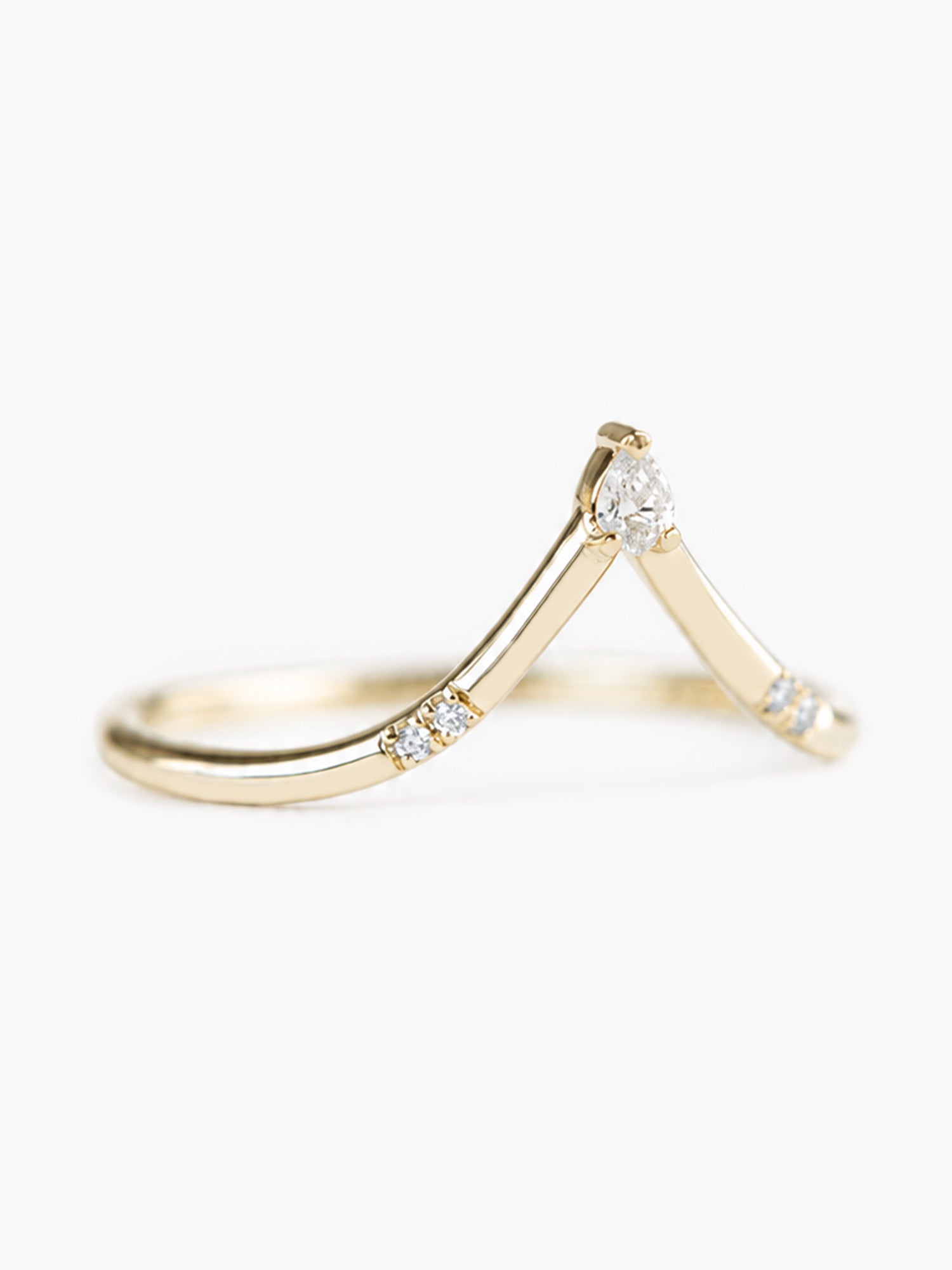 gold stacking ring diamond wedding ring