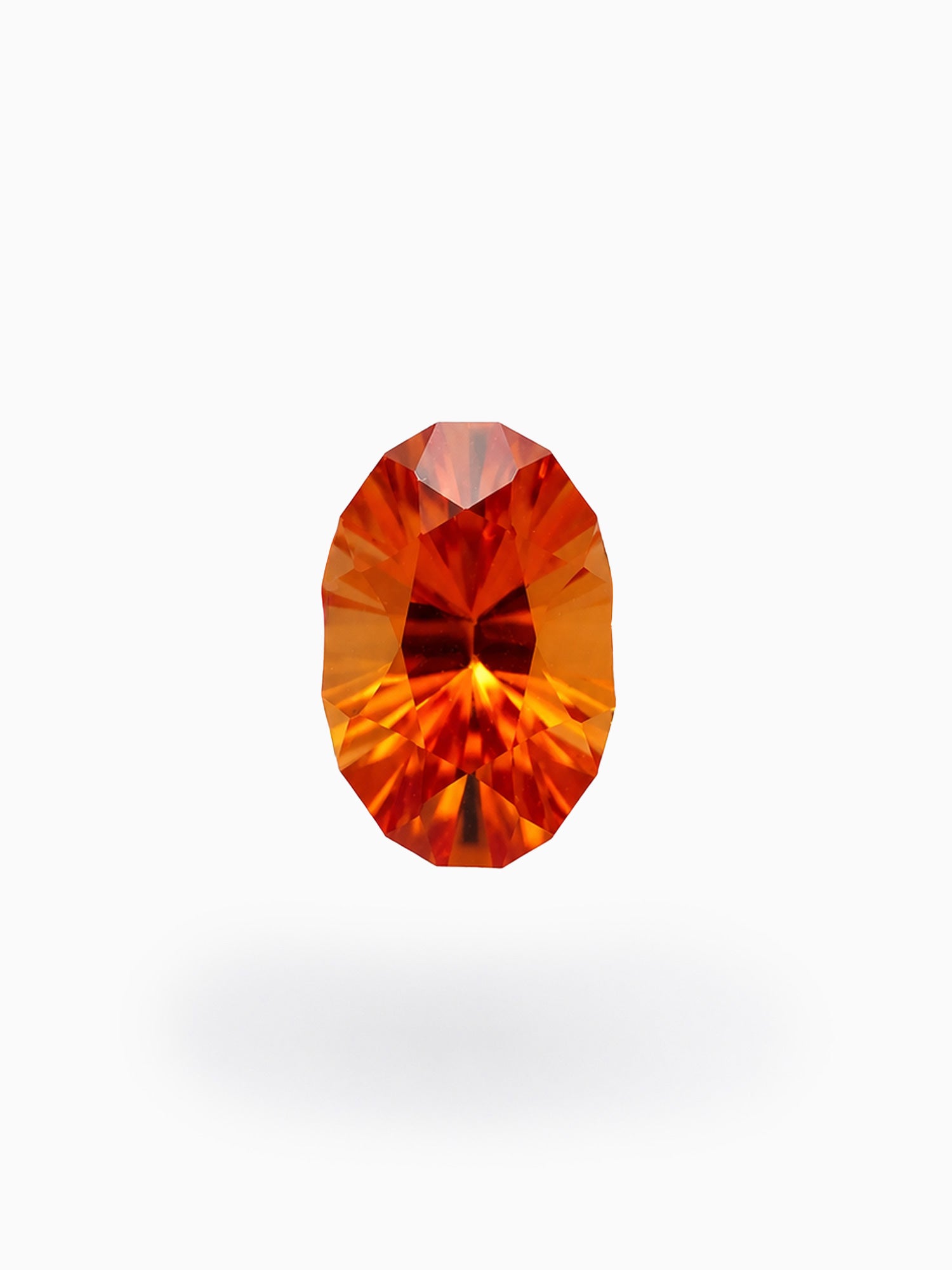 1.62ct HIDDENSPACE Loose gemstone orange sapphire 