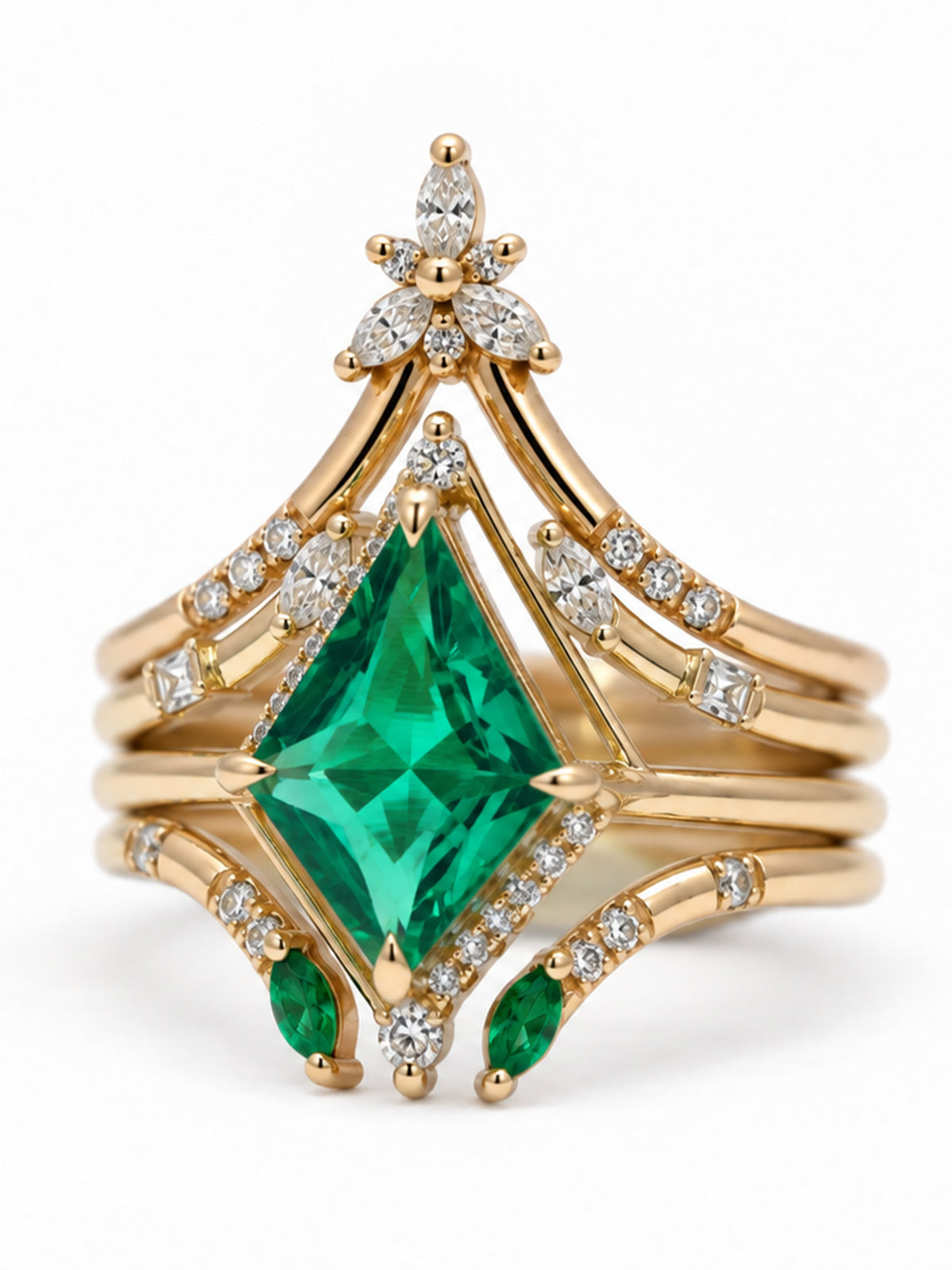 unique emerald fine jewelry engagement ring diamond wedding bands architectural ring diamond wedding bands alternative fine jewelry