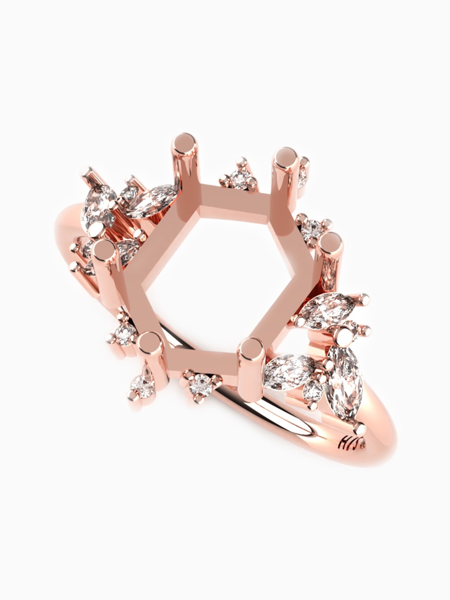 rendering image ring fine jewelry diamond wedding ring