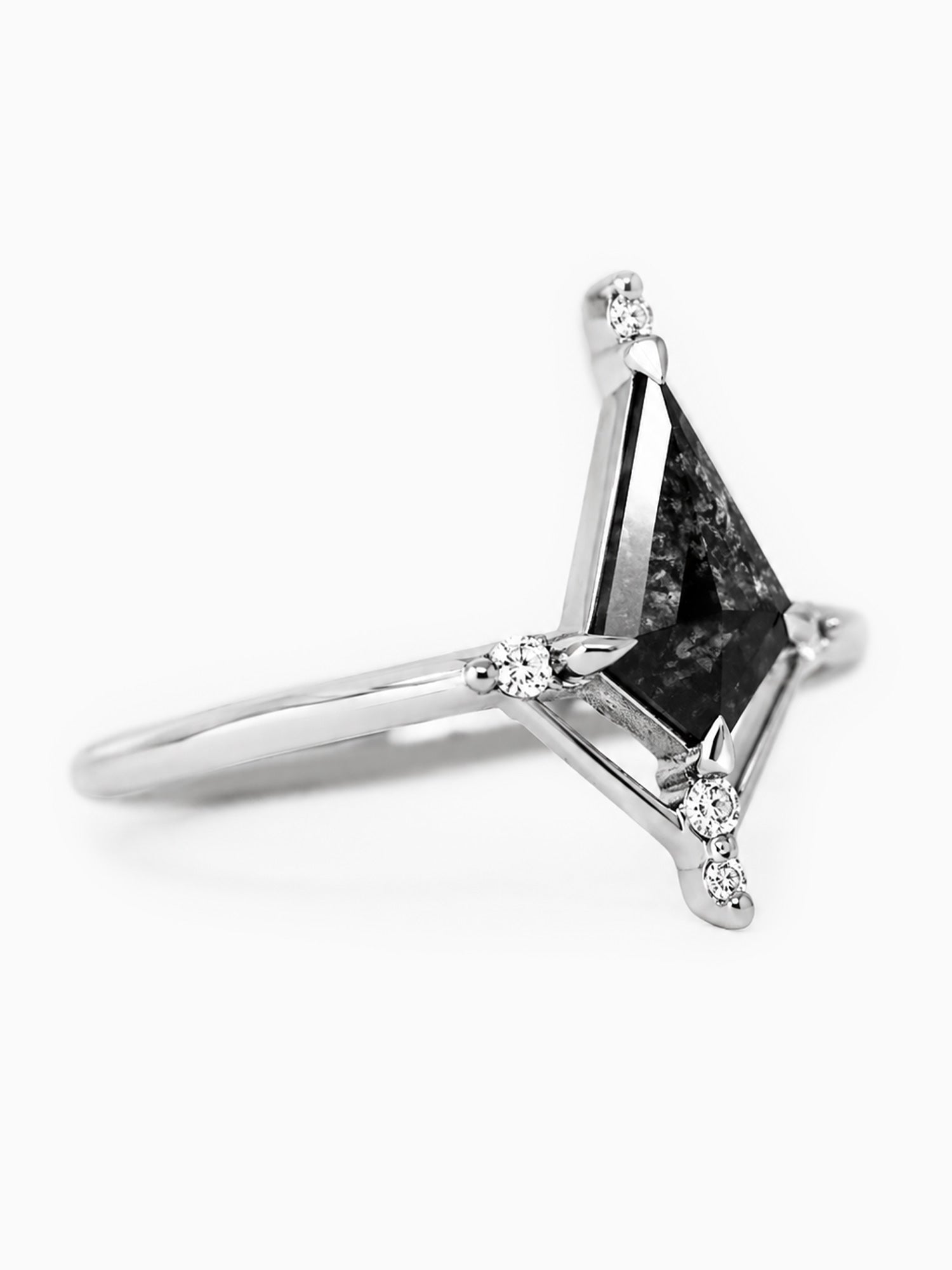 Simple engagement ring kite ring wedding fine jewelry