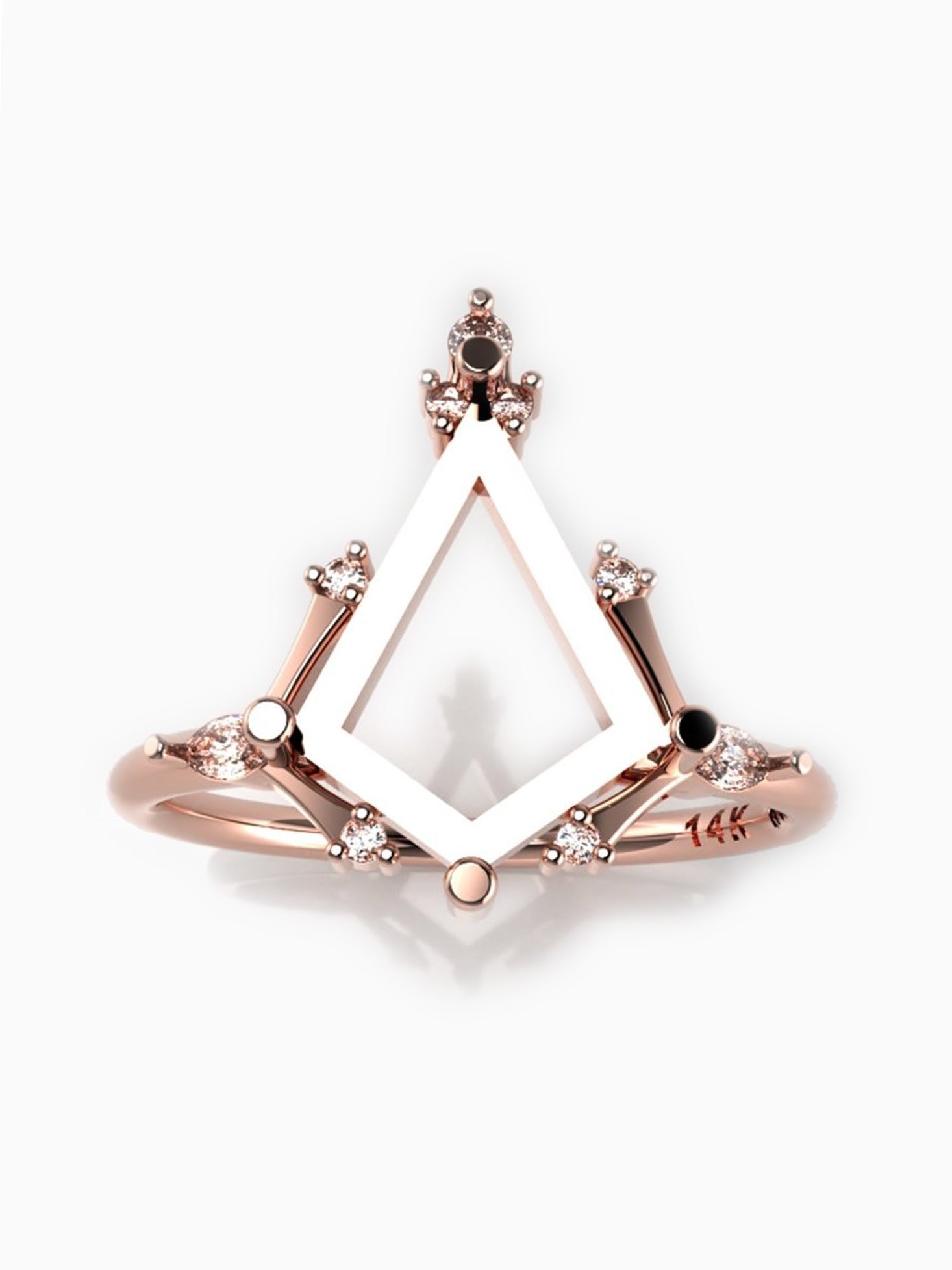 14K GOLD KITE FINE JEWELRY WEDDING RING