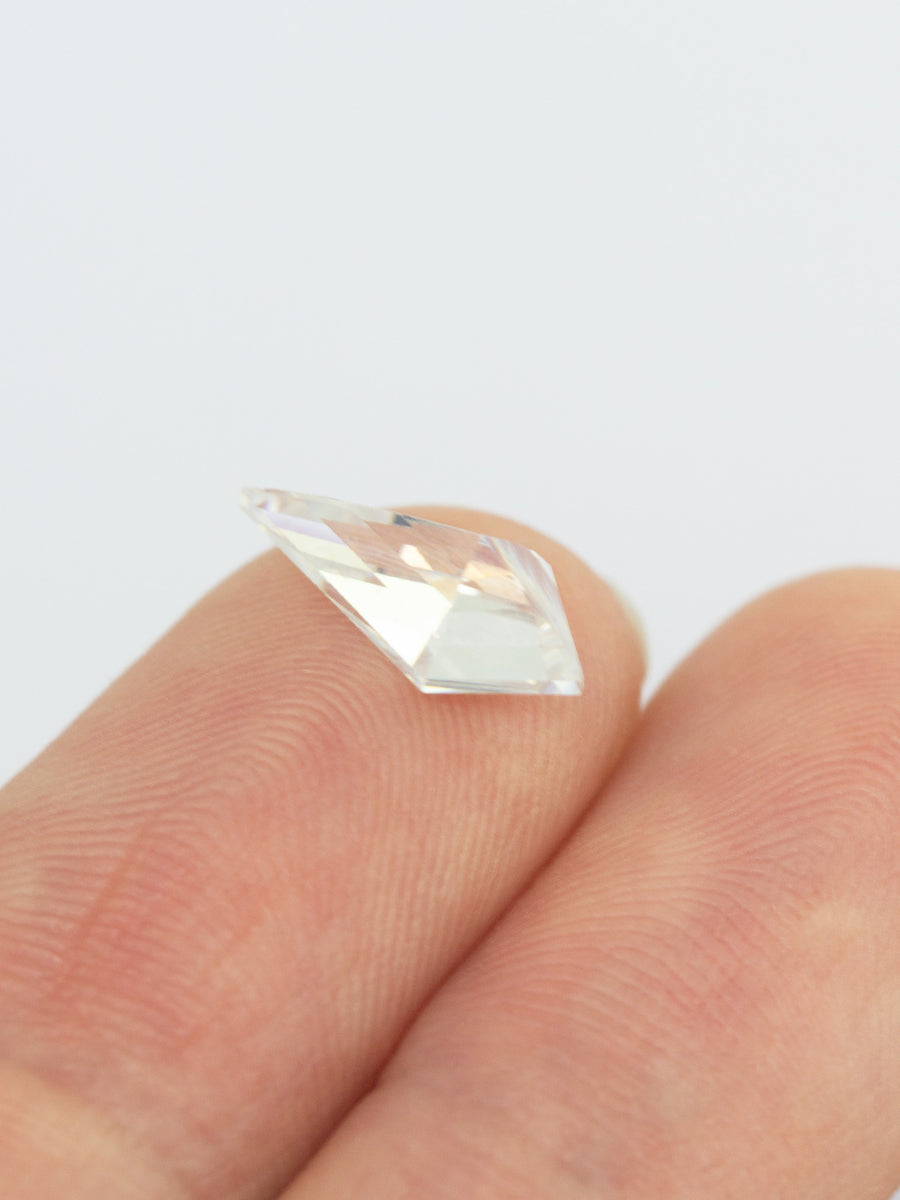 1,22 ct weißer Moissanit-Inventar, SKU MSKITE-27