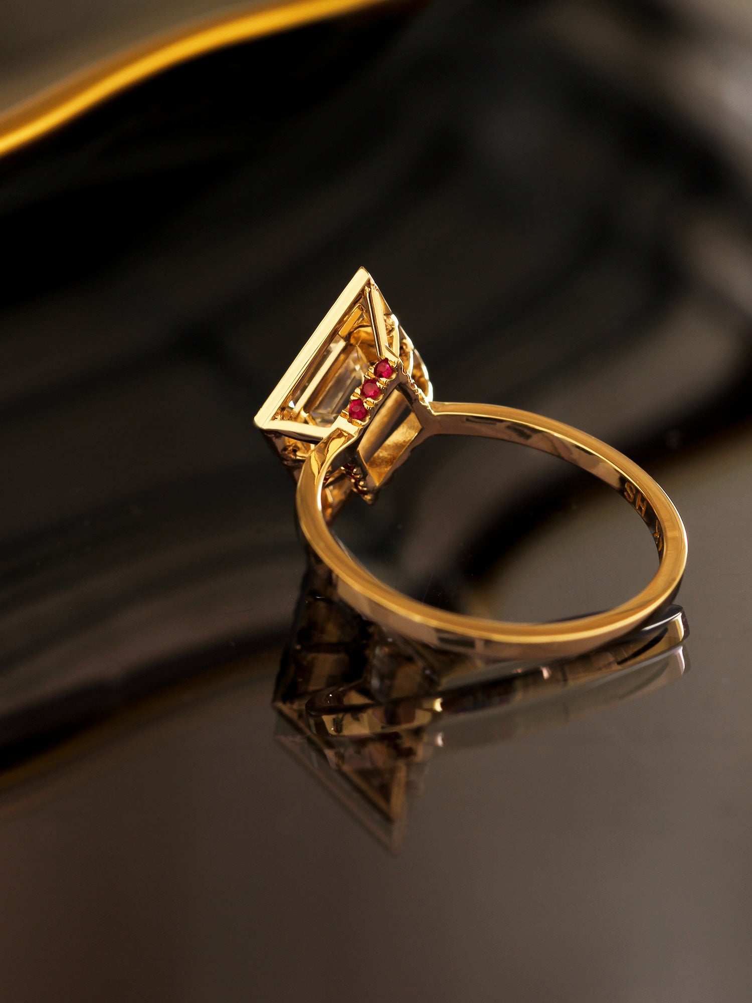 architecture fine jewelry engagement ring ruby ring 