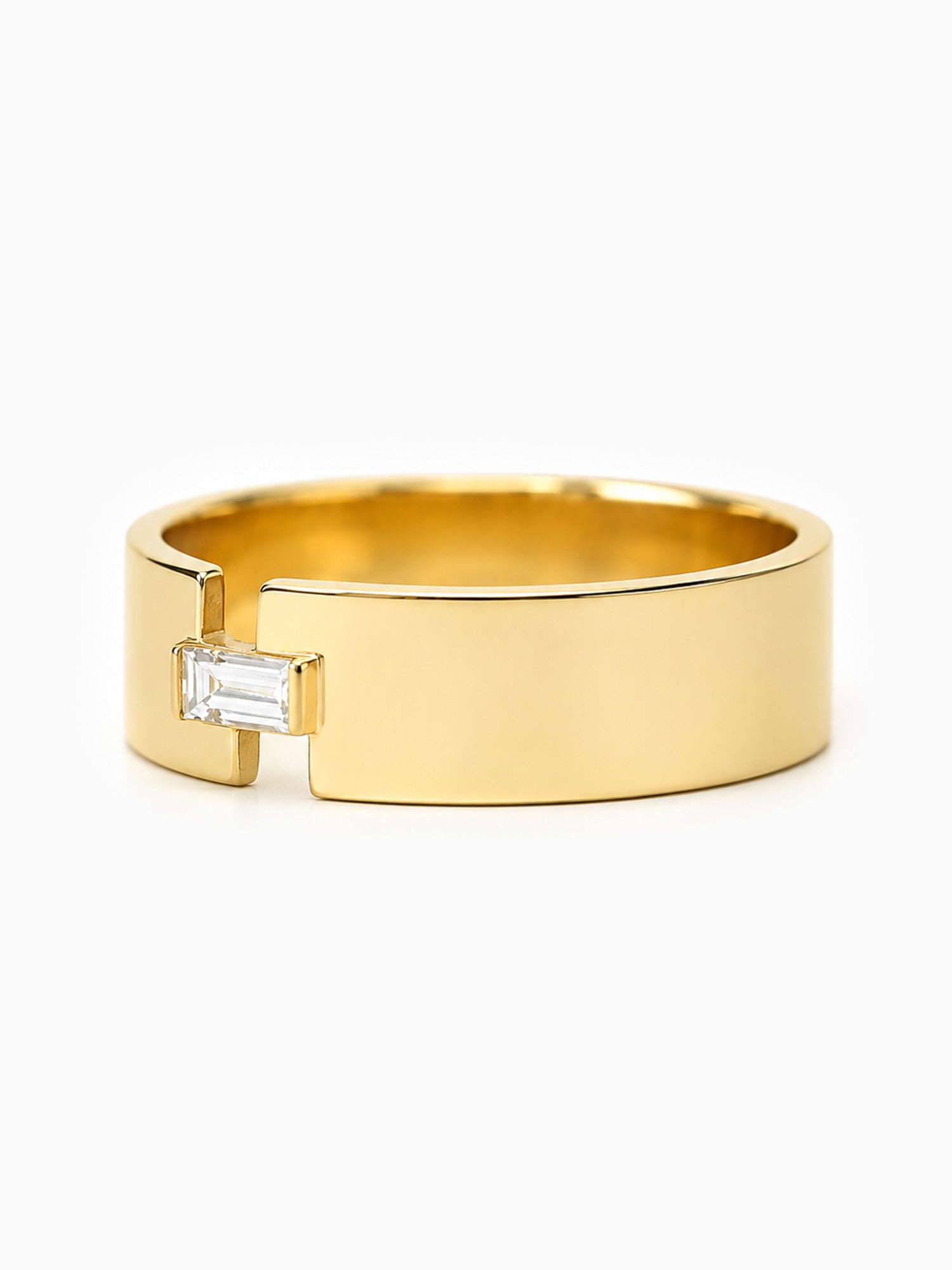 baguette diamond wedding ring unique art deco fine jewelry
