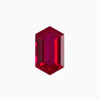 2.5CT Ruby Hexagon Inventory SKU RBHEX-01