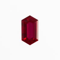 2.5CT Ruby Hexagon Inventory SKU RBHEX-02