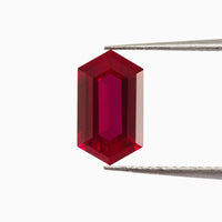 2.5CT Ruby Hexagon Inventory SKU RBHEX-02