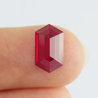 2.5CT Ruby Hexagon Inventory SKU RBHEX-02