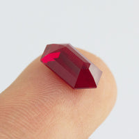 2.5CT Ruby Hexagon Inventory SKU RBHEX-02