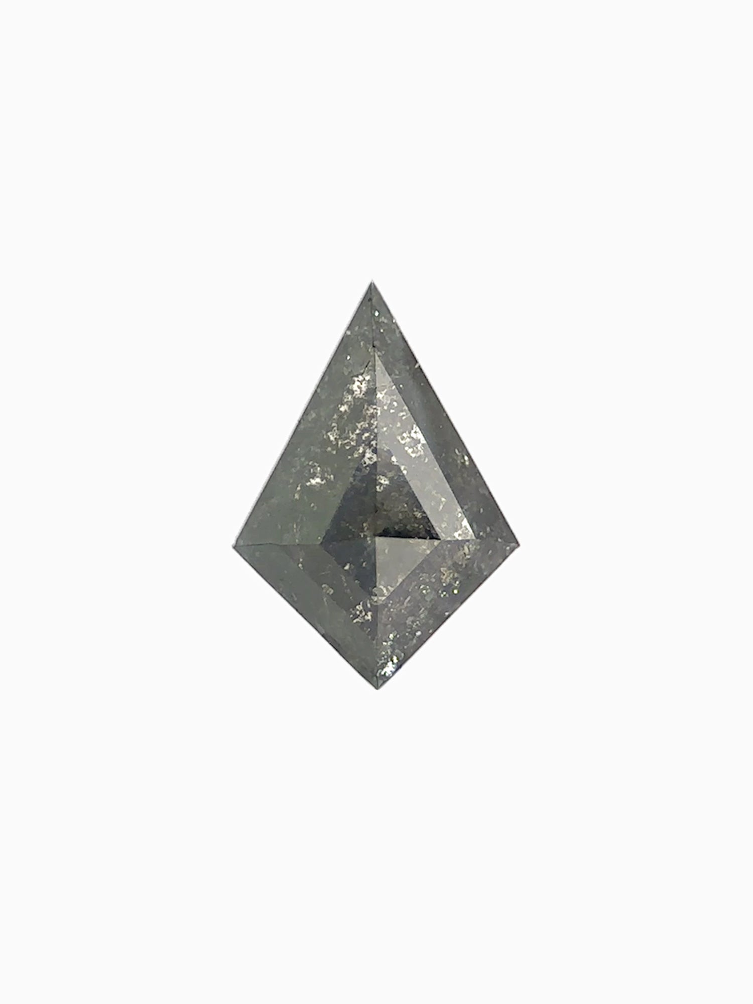 salt and pepper kite diamond loose gemstone 